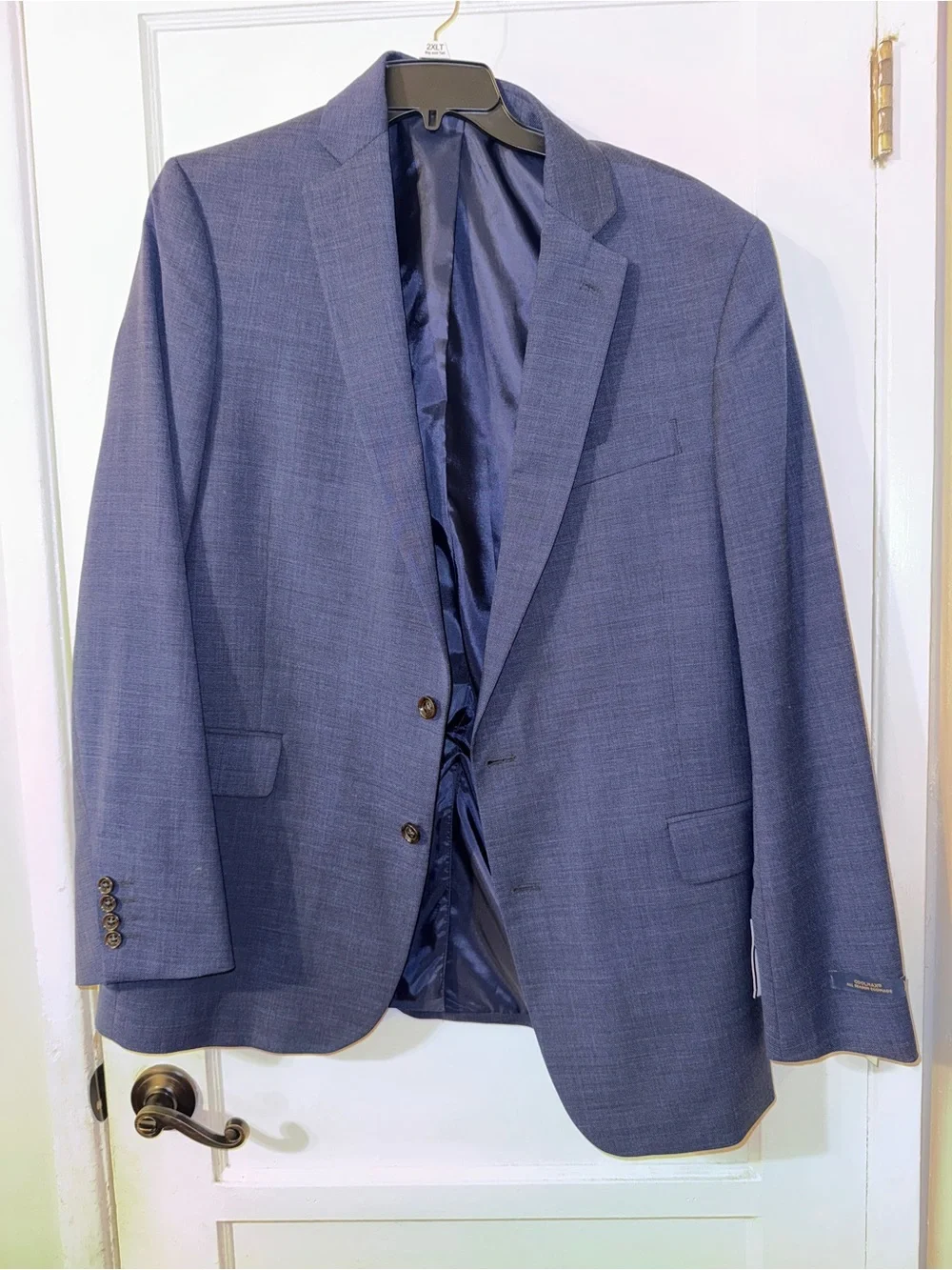 Stafford men suit jacket Sz 48 long $200 retail